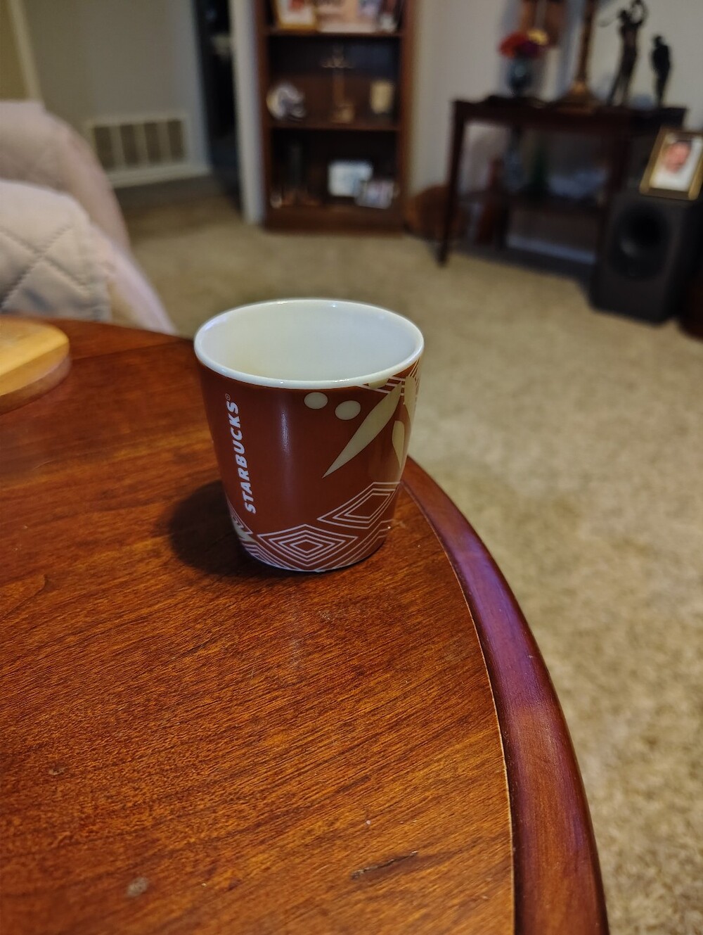 Vintage Starbucks 2013 Etophia Shot Glass Brown
